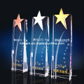 Five-Star Metal Crystal Glass Trophy Craft